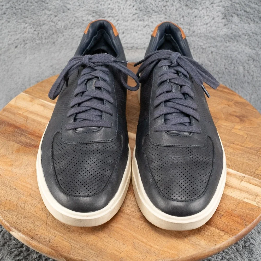 Cole Haan Grand Crosscourt Men's Size 13 Blue Leather Perforated Shoes C33990